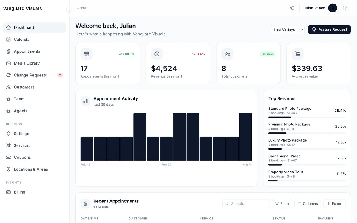 Admin Dashboard