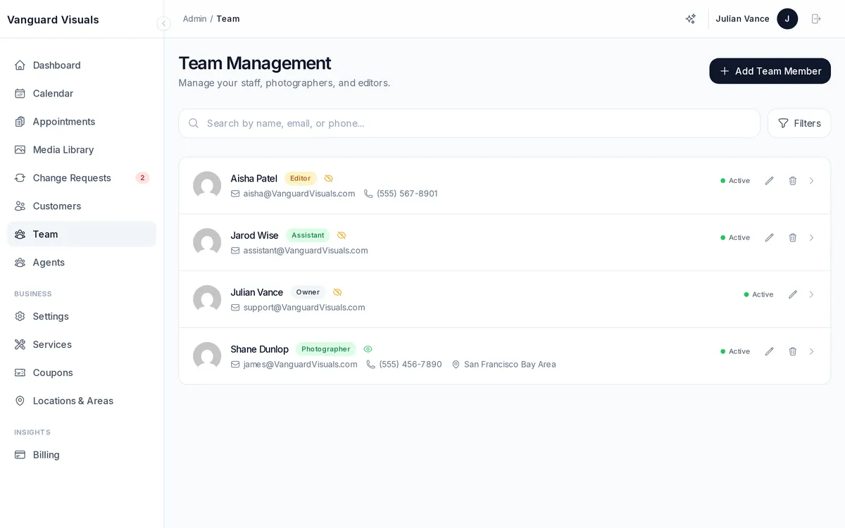 Team Management