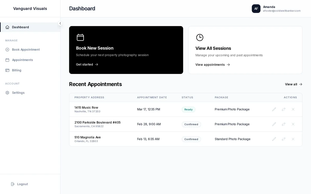 Customer Dashboard